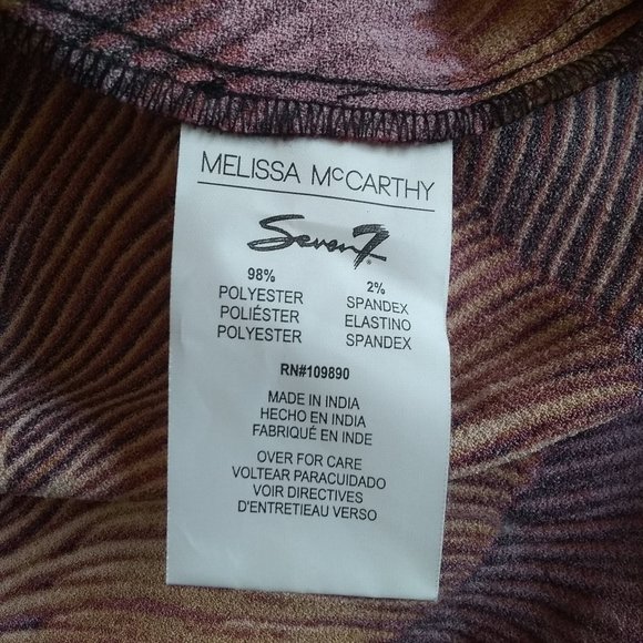 Melissa McCarthy Seven7, High Low Swing Top, Size 1X - Picture 7 of 7